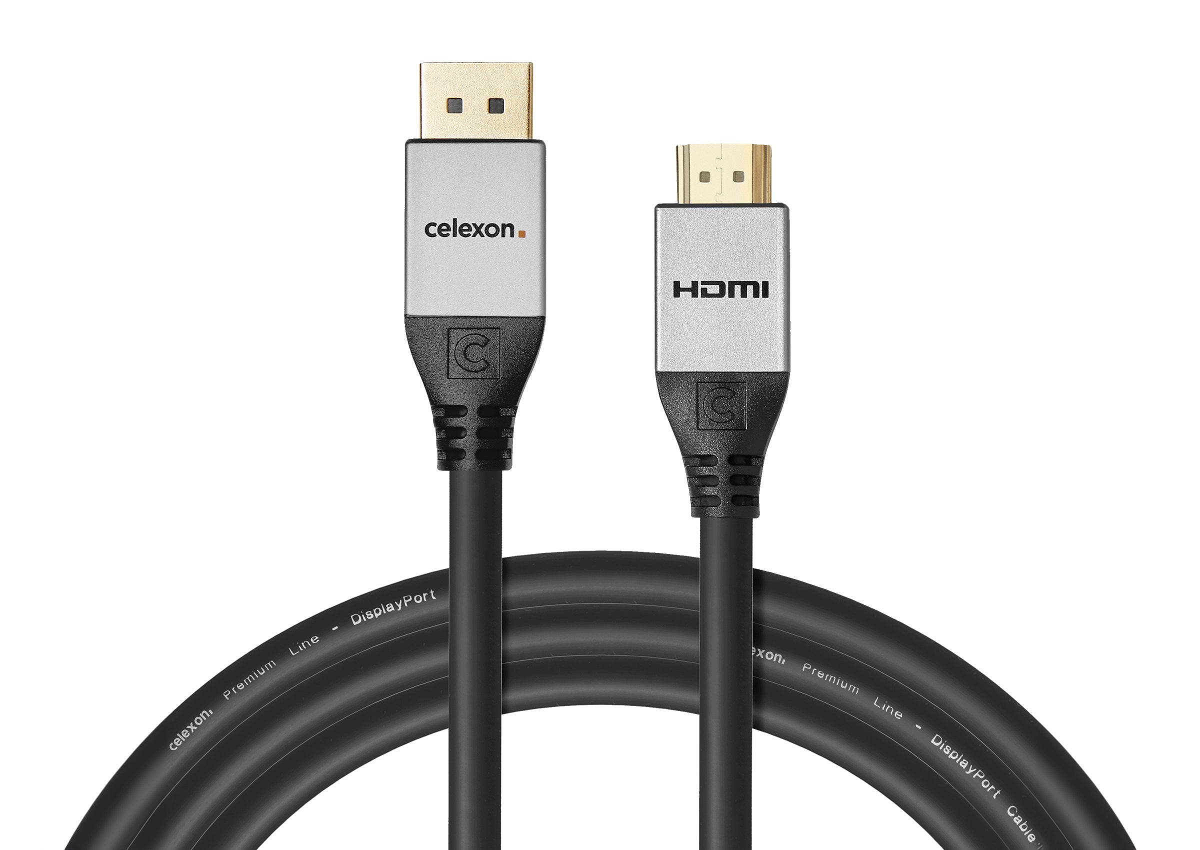 celexon DisplayPort auf HDMI Kabel 4K - Professional Line