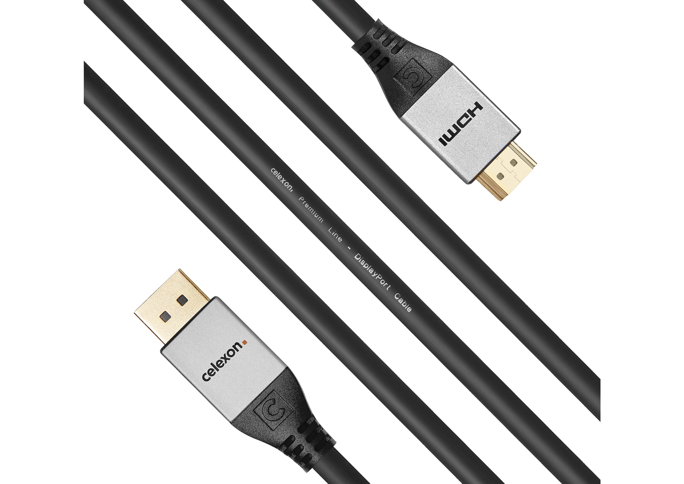 celexon DisplayPort auf HDMI Kabel 4K - Professional Line