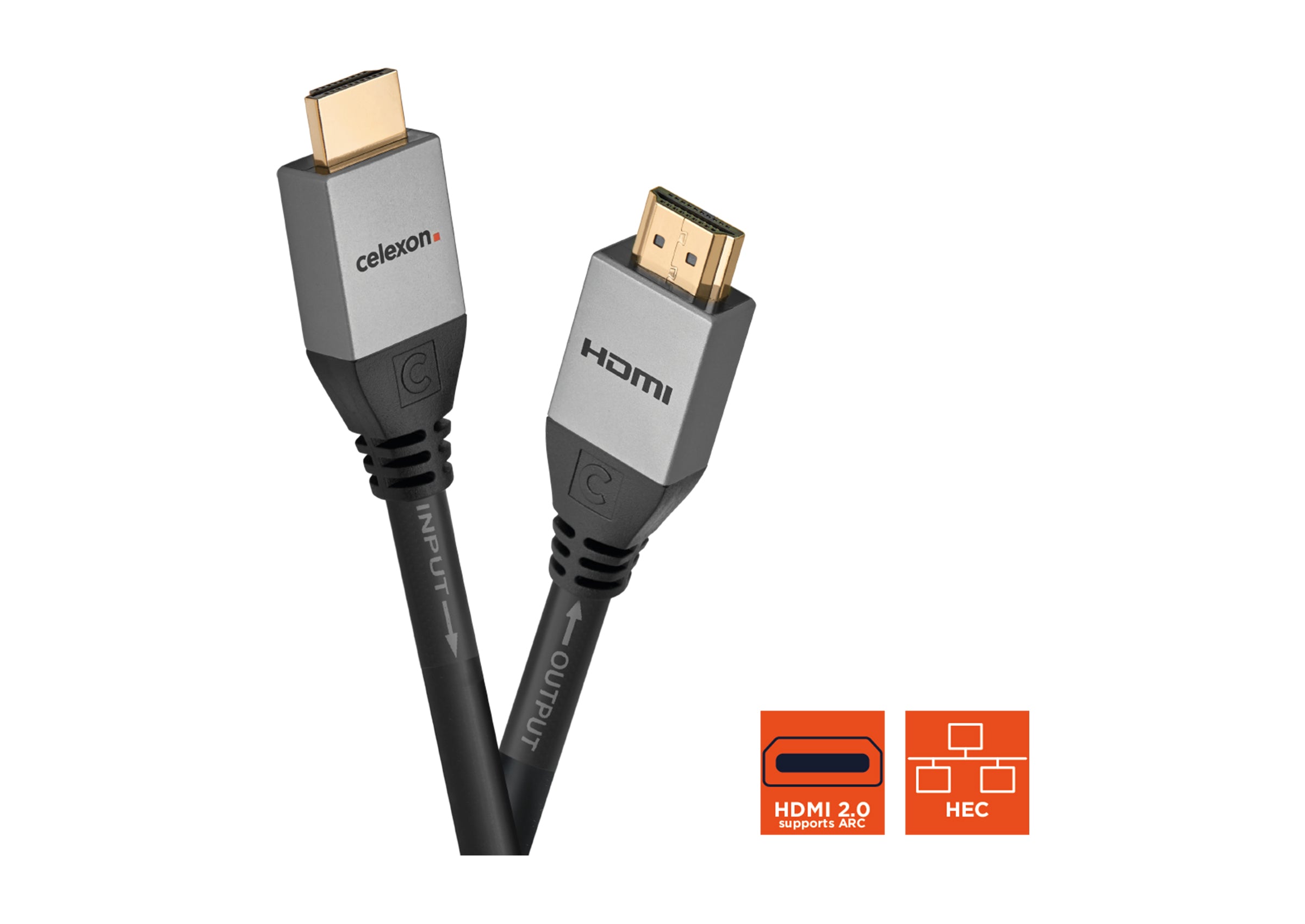 celexon aktives HDMI Kabel mit Ethernet - 2.0a/b 4K - Professional Line